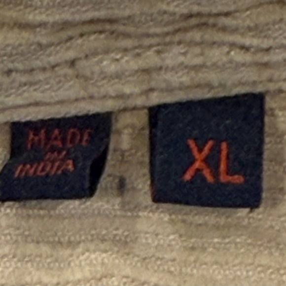 Superdry Mens Shirt Large Tan Cord Corduroy Field Shirt Overshirt Workwear XL - Picture 7 of 7